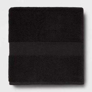 Threshold Performance Plus Heavyweight Cotton Terry Washcloths by Generic – Washcloths, Cotton, Black, Model 191908978871