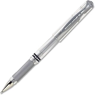 Uni-Ball SAN - Uniball Gel Impact Pen, 1.0 mm, Metallic Silver (60758)
