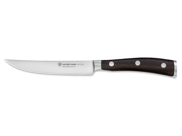 Ikon 4.5" Steak Knife by Wüsthof – 4.5", High Carbon Stainless Steel, Black, Model 1010531712