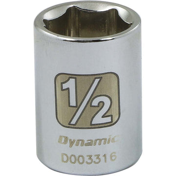 Tools 1/4" Drive 6 Point Sae by Dynamic – 5/16-Inch, Metal, Chrome Finish, Model D003310