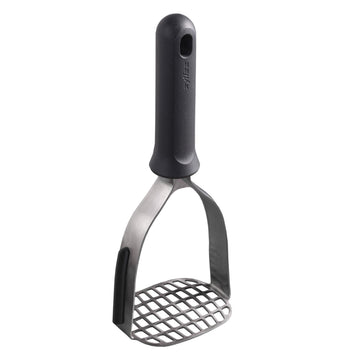 Zyliss Potato Masher, Stainless Steel Head, Gray Wheat Straw Handle