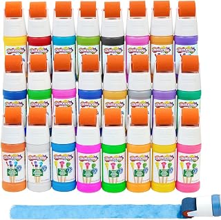 Colorations Paraben-Free Simply Washable Tempera Paint Roller Set