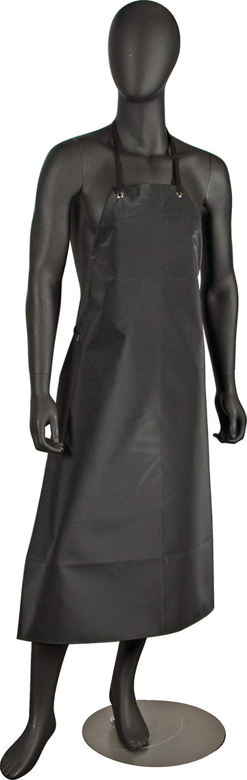 615NBA Neo-Flex Bib Apron by San Jamar – 43 x 29 Inch, Neo-Flex, Black, Model 615NBA-BK