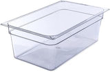 Carlisle StorPlus Polycarbonate Food Pan, Full Size, 25.9 Qt, 1 Ct, Clear