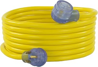 Conntek 14368, 30 Amp RV Extension Cord, Yellow (25-Feet)