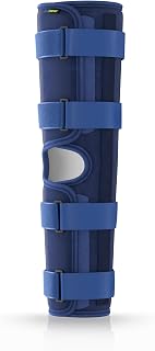 Actimove Genu Eco Knee Immobilizer, Blue, Small/Medium 20 in.