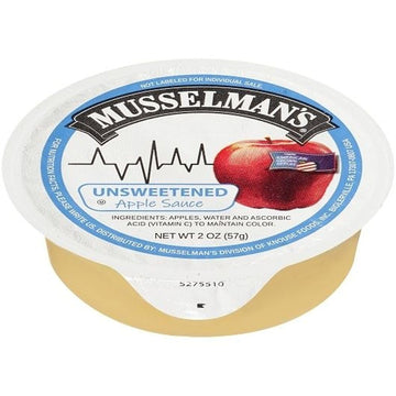 Musselman's Unsweetened Apple Sauce Cups by Musselmans – 2 ounces