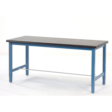 Production Workbench - Phenolic Resin Safety Edge - Blue by Global Industrial – 30"L x 60"W x 4.5"H, Resin, Blue, Model 237383LBL
