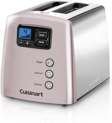 Touch to Toast™ Leverless 2 Slice Toaster by Cuisinart – 2 Slice, Stainless Steel, Silver, Model CPT-420VRC