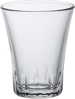 Duralex Made In France Amalfi Glass Tumbler (Set of 4), 2.5 oz, Clear