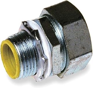 RACO 3515RAC Liquid Tight Connector, Steel, Insulated, 1-1/4-Inch (Pack of 10)