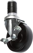 CHG (Component Hardware Group) CMS3-5BBN Swivel Stm Caster W/Brake 5" Wheel 1-1/2 Od Tubing For Chg 262403 Chg (Component Hardware Group) Cms3-5Bbn