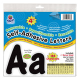 Reusable Self-Adhesive Vinyl Letters & Numbers Cheery Font 4" Black by Pacon – 4-Inch (Pack of 12), Vinyl, Black, Model P0051693
