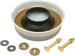 Zurn Z5972-COMB Closet Bolts/Wax Ring Kit, 5/16"
