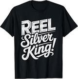 Reel Silver King Tarpon Saltwater Fishing Humor Pun T-Shirt