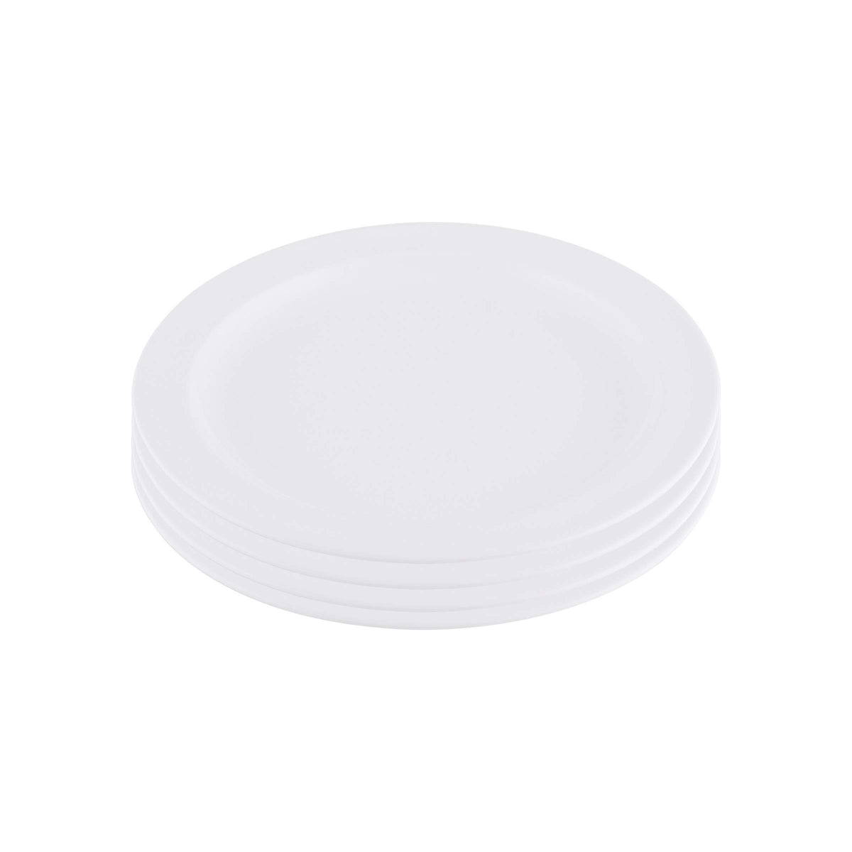 Nustone Plate White 10 1/4" by Thunder Group – Large, Melamine, White, Model NS110W