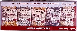 Amish Country Popcorn 4 Ounce Variety Kernel Gift Set (10 Pack Assorted) | Old Fashioned, Non-GMO and Gluten Free (4oz Each, 10ct Total)