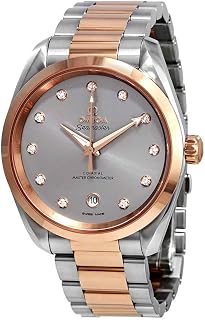 Omega Seamaster Aqua Terra Automatic Chronometer Diamond Grey Dial Watch 220.20.38.20.56.002