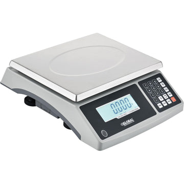 Electronic Weight Counting Scale with LCD Display by Global Industrial – Plastic Base/Stainless Steel Scale, Silver, Model EHC-W