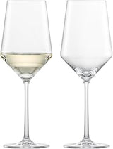 Zwiesel Glas Pure Sauvignon Blanc White Wine Glass (Set of 2), Wine Glasses for White Wine, Dishwasher-Safe Tritan Crystal Glasses, Made in Germany (14 Ounce)