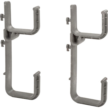 Accessory Square Hooks by Global Industrial – Plastic, Gray, Model 800302