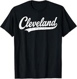 Cleveland Vintage Design Men Women Kids T-Shirt