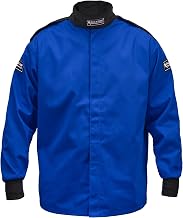 Allstar Performance ALL931124 Driving Jacket - SFI 3.2a/1 - Single Layer - Fire Retardant Cotton - Blue - Large - Each