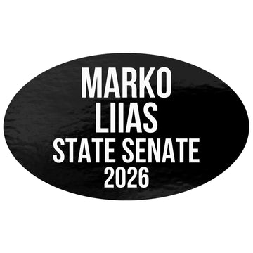 Marko Liias Sticker Car Bumper 2026 for State Senate Washington Vote by Generic – 4.5x7.5, Multicolor