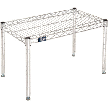 Chrome Wire Dunnage Rack by Nexel – Wire, Silver, Model P1430C