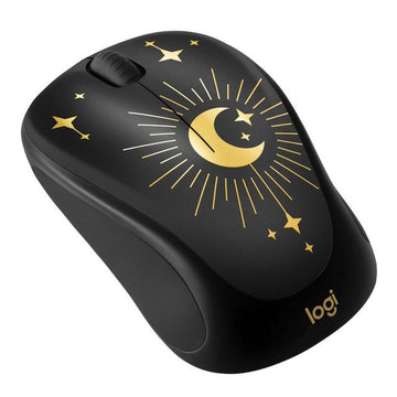 Compact Wireless Mouse by Logitech – Plastic With Rubber Grips, black, Model 910-006606-Cr