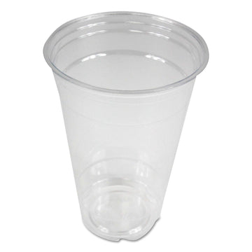 Clear Plastic Cold Cups by Boardwalk – 16 Ounces, Paper, White, Model PET20