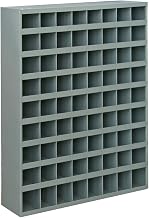 Durham 363-95 Gray Cold Rolled Steel 72 Opening Bin with Slope Self Design, 33-3/4" Width x 42" Height x 12" Depth