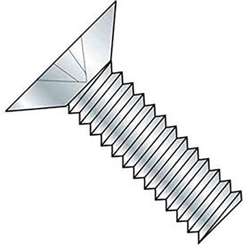 6-32 x 3/8" Machine Screw - Phillips Flat Head - Steel - Zinc Plated - Pkg of by Titan Fasteners – 6"L x 6"W x 6"H, Zinc, Silver/Metallic, Model DWA66012