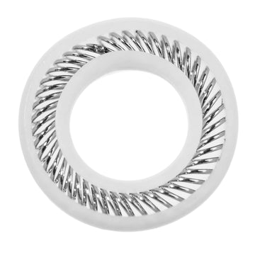 USA Sealing White PTFE Spring Energized Seals Seal -120° to 450° F by USASEALING – Polytetrafluoroethylene (PTFE), Model ZUSASES-7