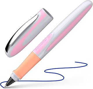 Schneider 187811 Ray Rollerball Pen (Refillable with Standard Ink Cartridges, Suitable for Right and Left-Handed Users) Flora | Refillable with standard ink cartridges, suitable for right and left-handed users, line width M, 0.6 mm, made in Germany