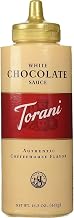 Torani Puremade White Chocolate Dessert & Drink Sauce, 16.5 fl oz (Pack of 4)