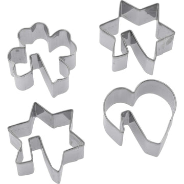 Set Cookie Cutters Cup 4Pcs by Westmark – A, Stainless Steel, Pack of 4, Model 31962260