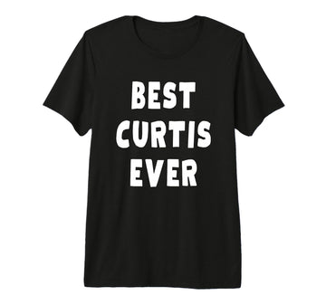 Best Curtis Ever Premium Tri-blend T-Shirt by Best Curtis Ever Birthday Name Funny – Polyester, Black, Model 2QWYC5GV46T