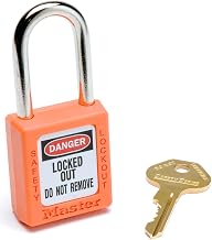 SEPTLS470410ORJ - Master Lock No. 410 411 Lightweight Xenoy Safety Lockout Padlock - 410ORJ