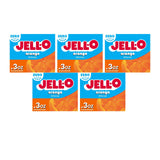 Sugar Free Orange Gelatin Dessert Mix by Jell-O – 0.3 Ounce (Pack of 5), Pack of 5, Model 043000201435