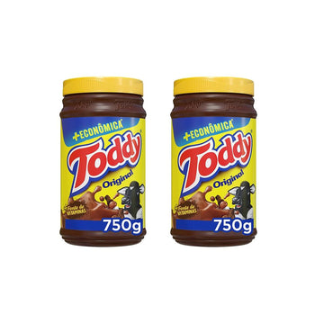 Original Brazilian Chocolate Drink Mix Powder Value Size - 750g - 26 oz - Product of Brazil (2) by Toddy – 750g, Pack of 2