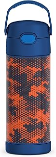 THERMOS 410mL Stainless Steel Non-Licensed FUNtainer® Bottle, Digital Camo, 14 oz