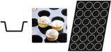Matfer Bourgeat Silicone Flexipan Mini Muffin Pan, 40 Cups 336023