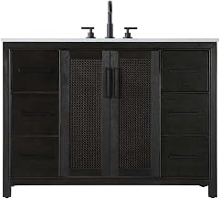 Elegant Kitchen and Bath 48" Single Bathroom Vanity in Chocolate Oak