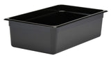 Camwear Black Full Size 6" D Food Pan by Cambro – Full Size, Black, Pack of 6, Model 16CW110