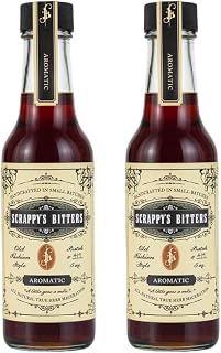 Scrappy's Bitters Aromatic, 5 oz - Organic Ingredients, Finest Herbs & Zests, No Extracts, Artificial Flavors, Chemicals or Dyes. Made in the USA! (Pack of 2) | Organic Ingredients, Finest Herbs & Zests, No Extracts, Artificial Flavors, Chemicals or Dyes, Made in the USA