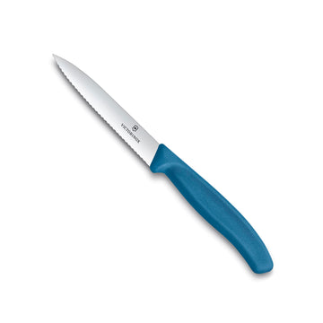 Swiss Classic 4" Paring Knife by Victorinox – 3.9", Stainless Steel, Blue, Model 6.7732.C1