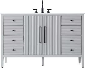 Elegant Kitchen and Bath 54" Single Bathroom Vanity in Grey