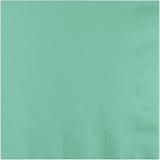 Creative Converting 3-Ply Fresh Mint Lunch Napkin, 6.5" x 6.5", Green