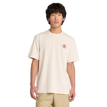 Men's Washed Boot Lab Back Graphic Tee by Timberland – Cotton, Undyed